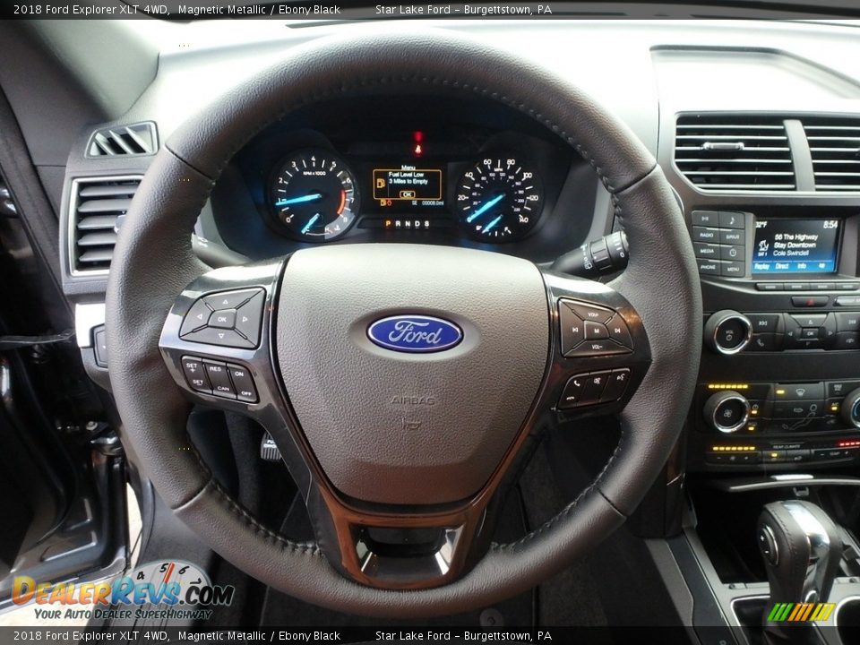 2018 Ford Explorer XLT 4WD Steering Wheel Photo #17