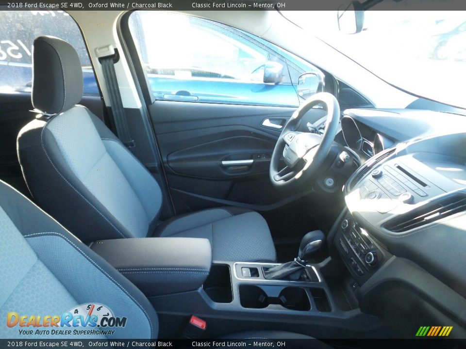 2018 Ford Escape SE 4WD Oxford White / Charcoal Black Photo #5