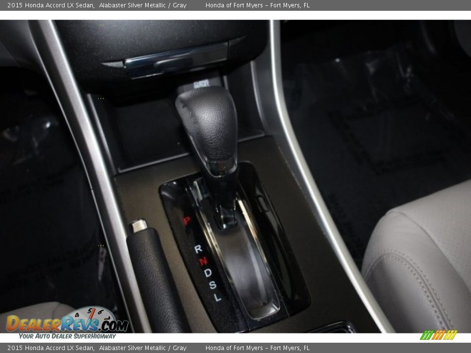 2015 Honda Accord LX Sedan Alabaster Silver Metallic / Gray Photo #22