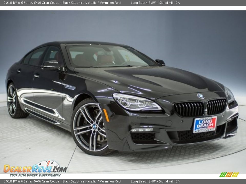 Front 3/4 View of 2018 BMW 6 Series 640i Gran Coupe Photo #11