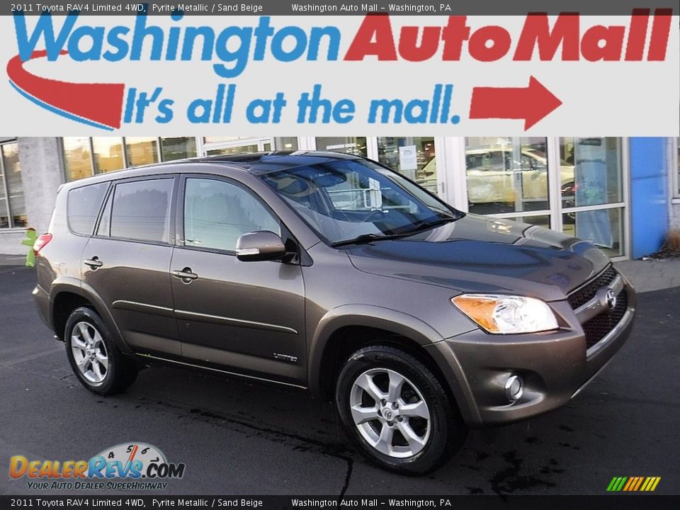 2011 Toyota RAV4 Limited 4WD Pyrite Metallic / Sand Beige Photo #1
