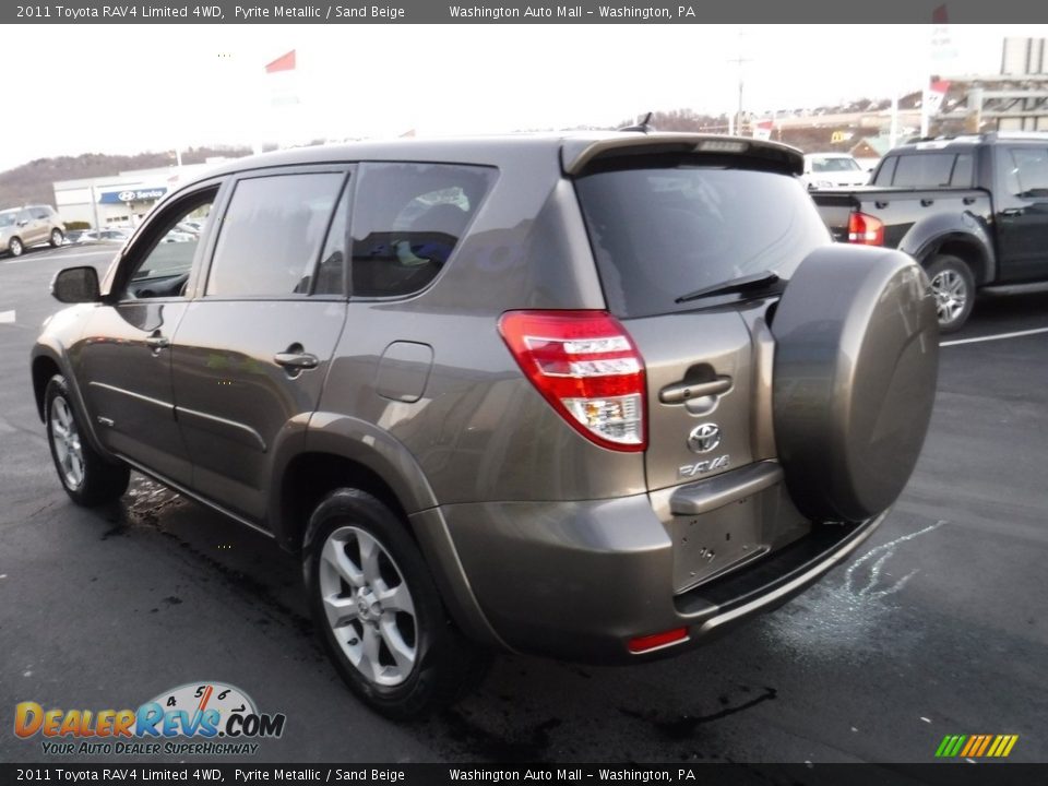 2011 Toyota RAV4 Limited 4WD Pyrite Metallic / Sand Beige Photo #9