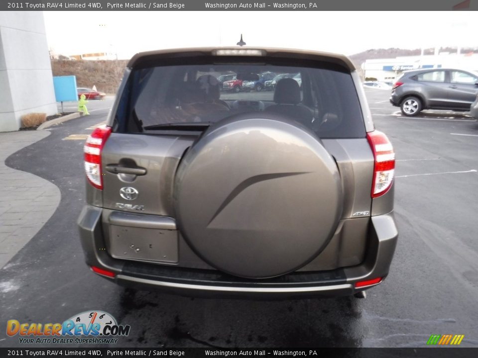 2011 Toyota RAV4 Limited 4WD Pyrite Metallic / Sand Beige Photo #10