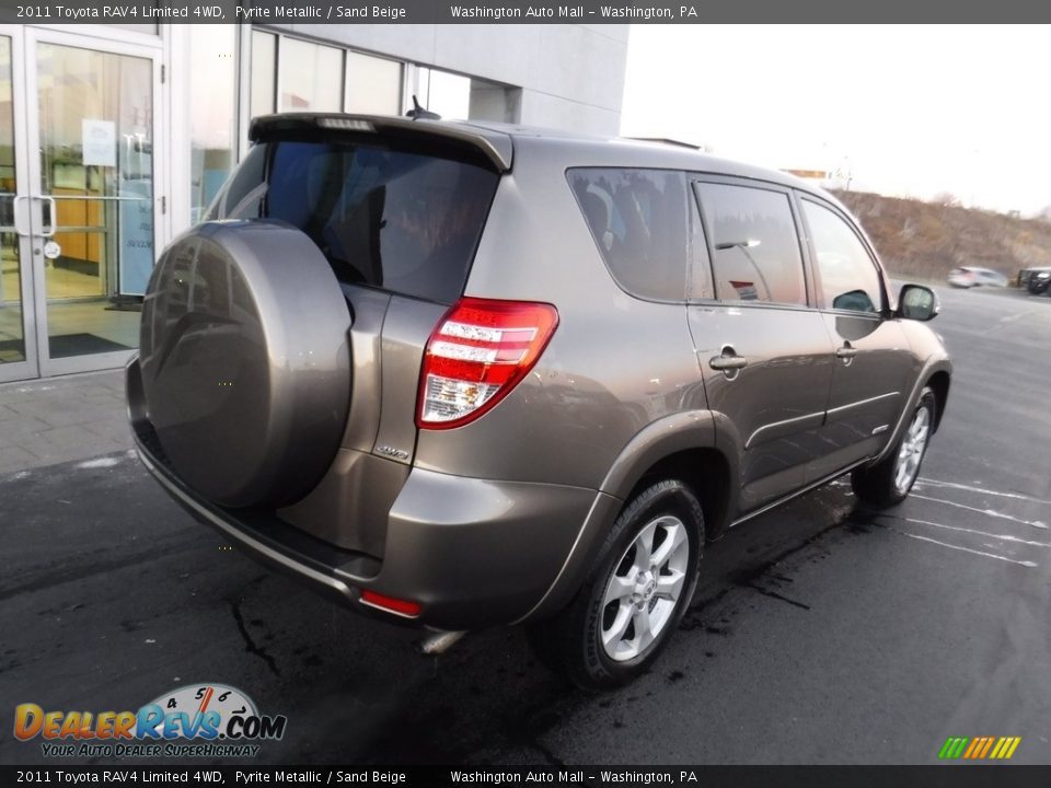 2011 Toyota RAV4 Limited 4WD Pyrite Metallic / Sand Beige Photo #11