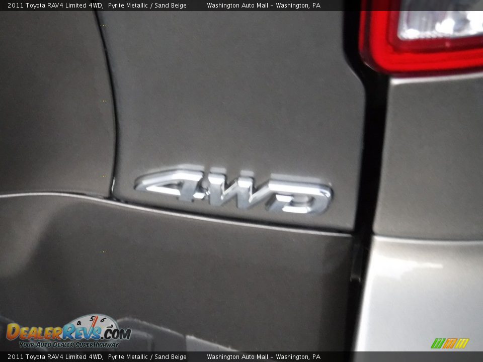 2011 Toyota RAV4 Limited 4WD Pyrite Metallic / Sand Beige Photo #12