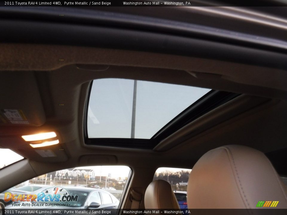 2011 Toyota RAV4 Limited 4WD Pyrite Metallic / Sand Beige Photo #13