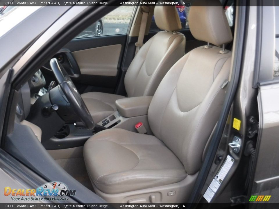 2011 Toyota RAV4 Limited 4WD Pyrite Metallic / Sand Beige Photo #16