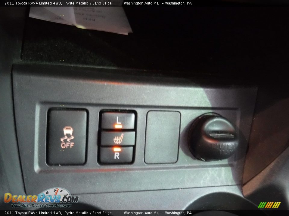2011 Toyota RAV4 Limited 4WD Pyrite Metallic / Sand Beige Photo #22