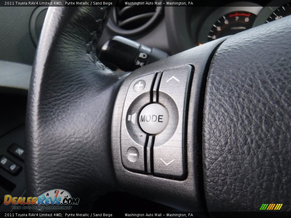 2011 Toyota RAV4 Limited 4WD Pyrite Metallic / Sand Beige Photo #25