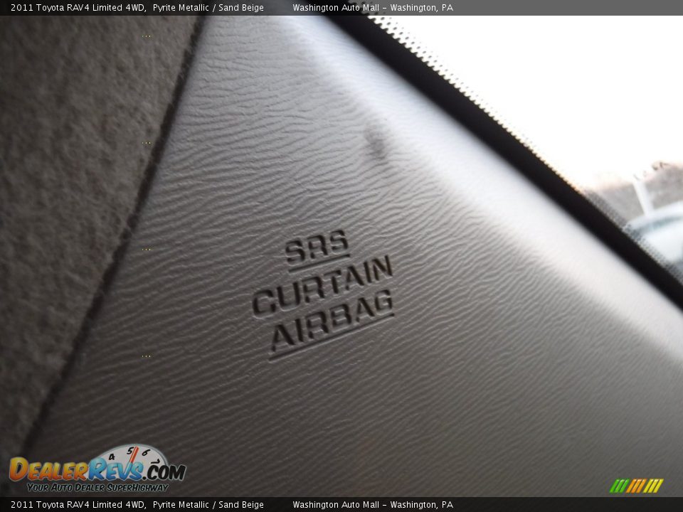 2011 Toyota RAV4 Limited 4WD Pyrite Metallic / Sand Beige Photo #26