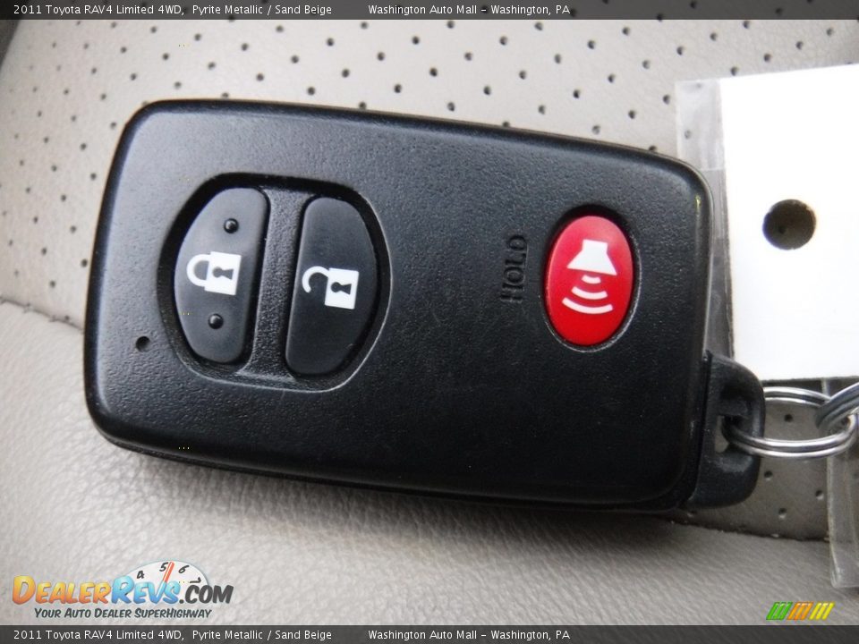 2011 Toyota RAV4 Limited 4WD Pyrite Metallic / Sand Beige Photo #31