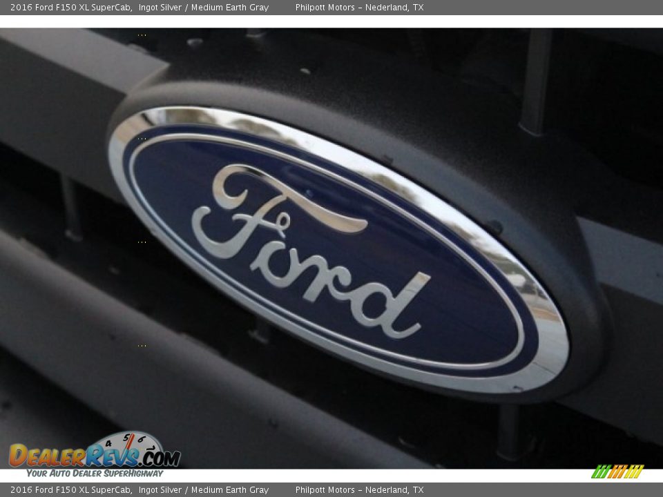 2016 Ford F150 XL SuperCab Ingot Silver / Medium Earth Gray Photo #4