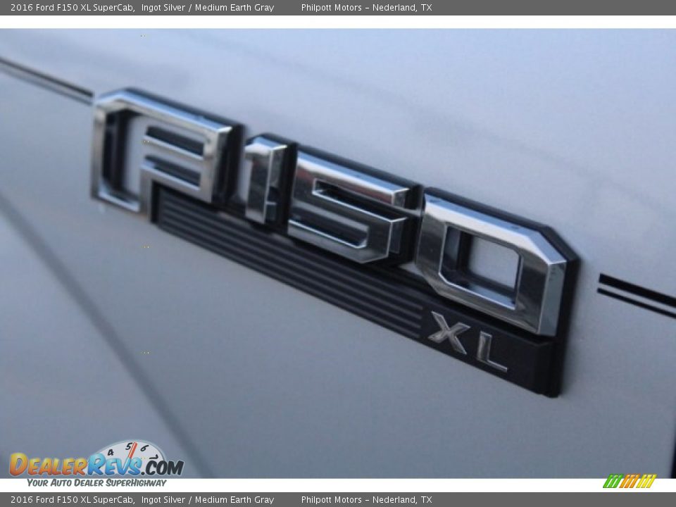 2016 Ford F150 XL SuperCab Ingot Silver / Medium Earth Gray Photo #7