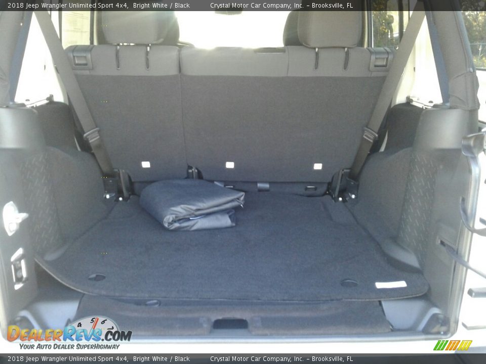 2018 Jeep Wrangler Unlimited Sport 4x4 Bright White / Black Photo #19