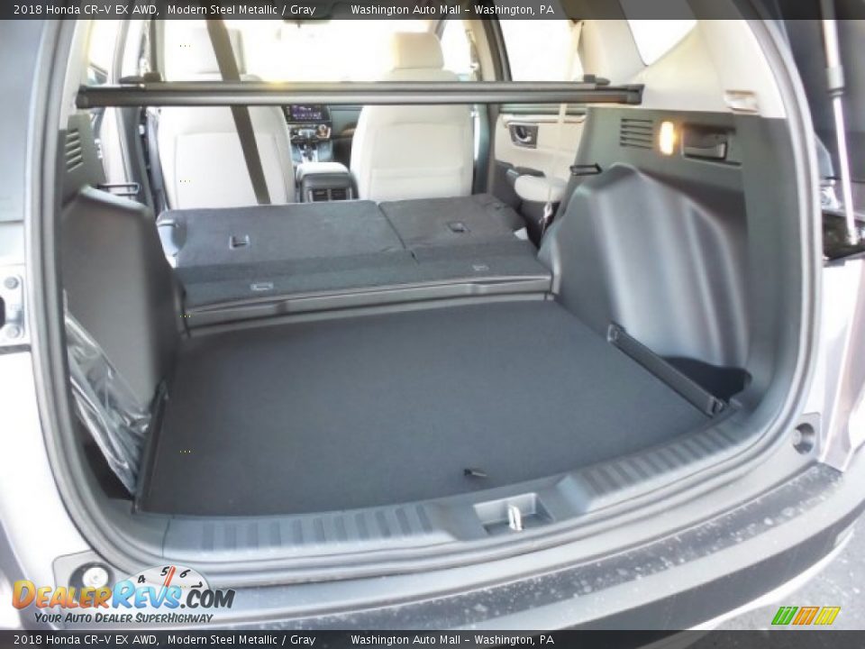 2018 Honda CR-V EX AWD Modern Steel Metallic / Gray Photo #11