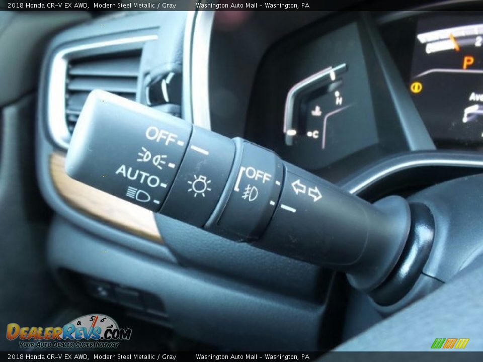 2018 Honda CR-V EX AWD Modern Steel Metallic / Gray Photo #18