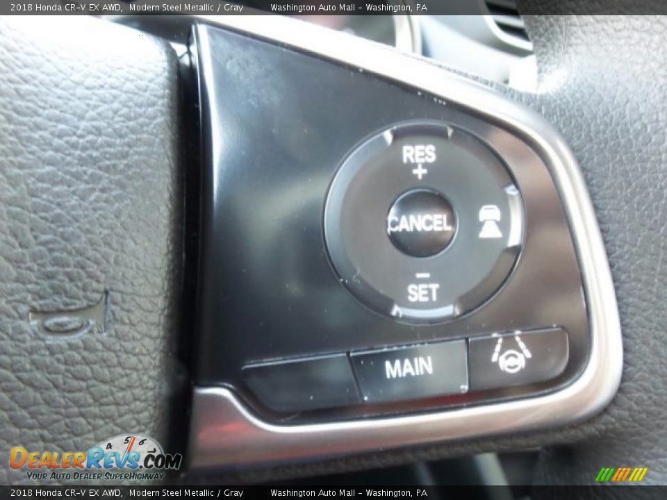 2018 Honda CR-V EX AWD Modern Steel Metallic / Gray Photo #19