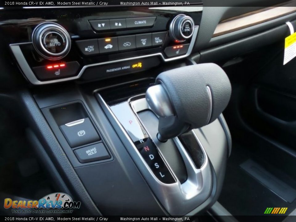 2018 Honda CR-V EX AWD Modern Steel Metallic / Gray Photo #24