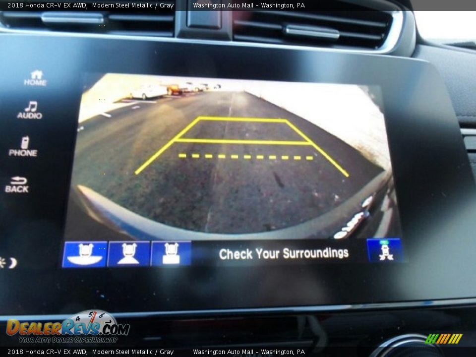 2018 Honda CR-V EX AWD Modern Steel Metallic / Gray Photo #25