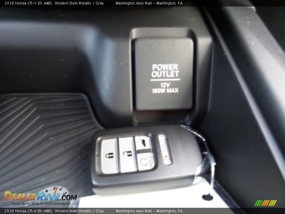 2018 Honda CR-V EX AWD Modern Steel Metallic / Gray Photo #26