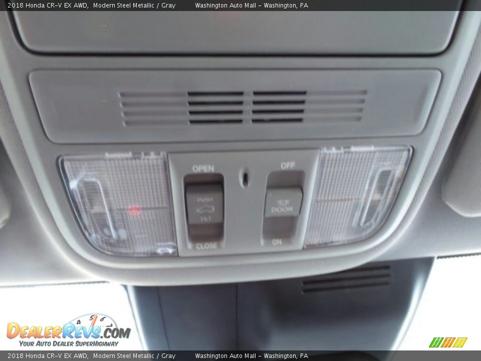 2018 Honda CR-V EX AWD Modern Steel Metallic / Gray Photo #27