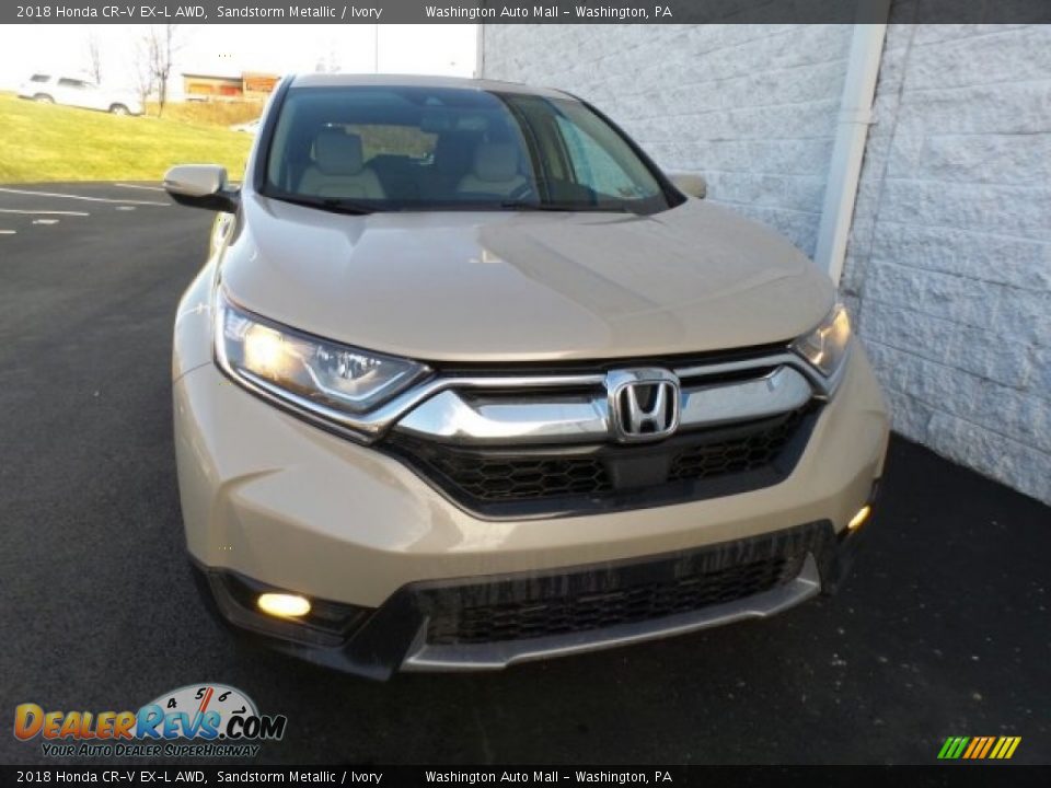 2018 Honda CR-V EX-L AWD Sandstorm Metallic / Ivory Photo #3