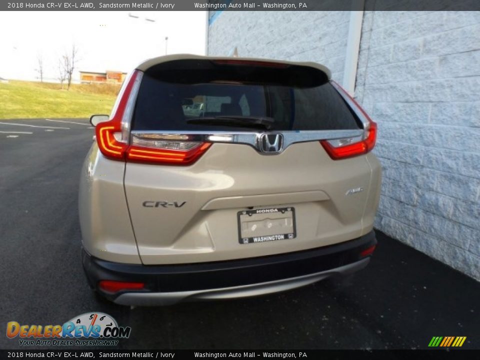 2018 Honda CR-V EX-L AWD Sandstorm Metallic / Ivory Photo #8