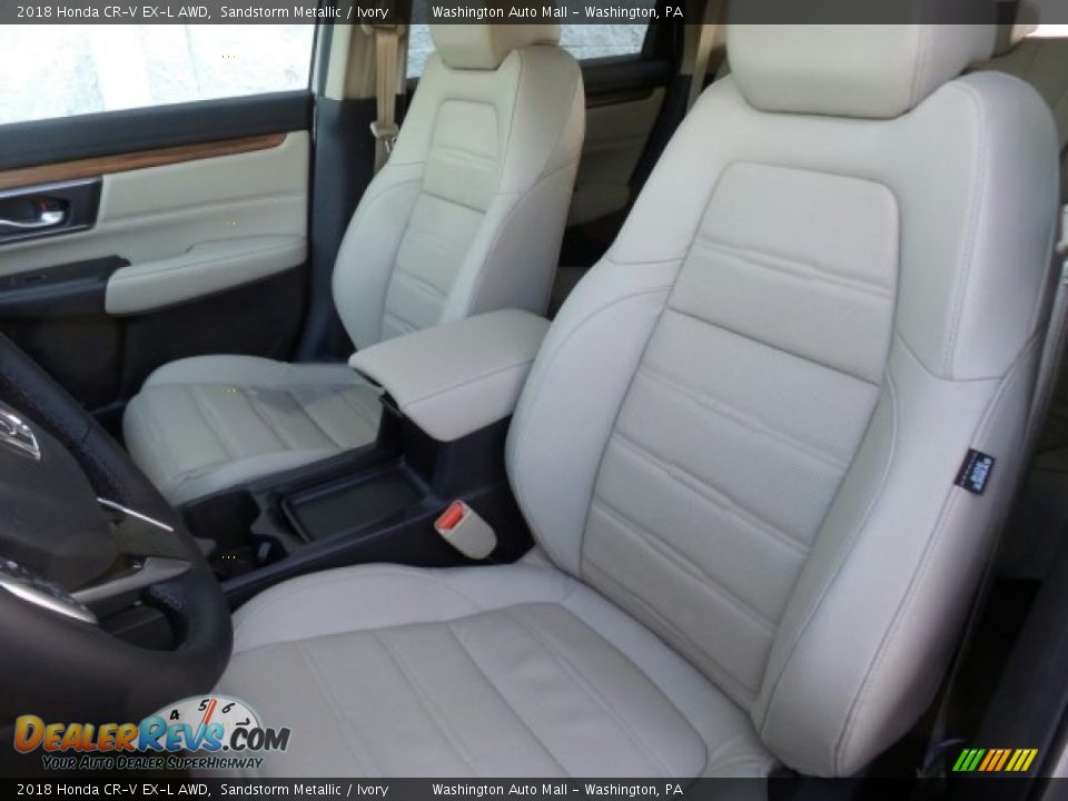 2018 Honda CR-V EX-L AWD Sandstorm Metallic / Ivory Photo #10