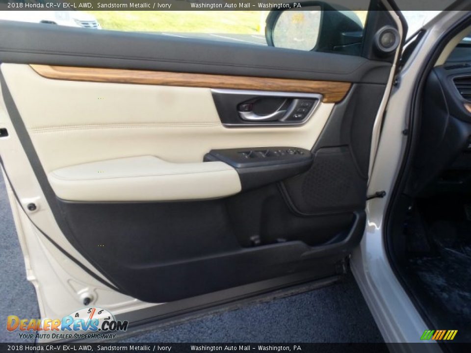 2018 Honda CR-V EX-L AWD Sandstorm Metallic / Ivory Photo #13