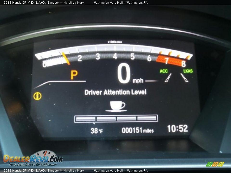 2018 Honda CR-V EX-L AWD Sandstorm Metallic / Ivory Photo #16