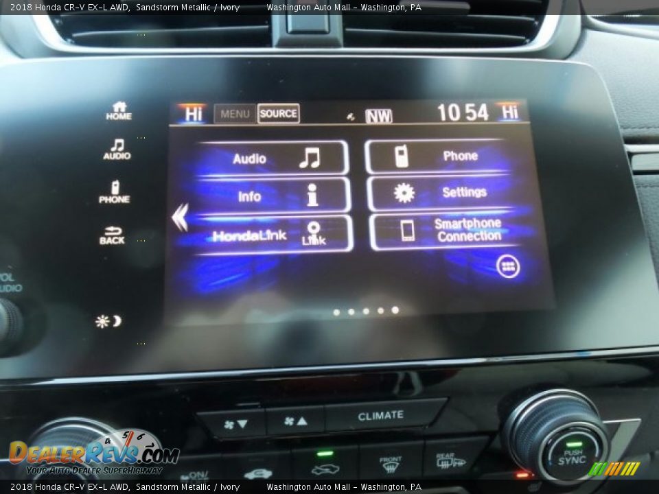 2018 Honda CR-V EX-L AWD Sandstorm Metallic / Ivory Photo #25