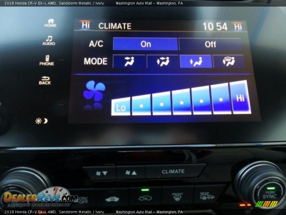 2018 Honda CR-V EX-L AWD Sandstorm Metallic / Ivory Photo #26