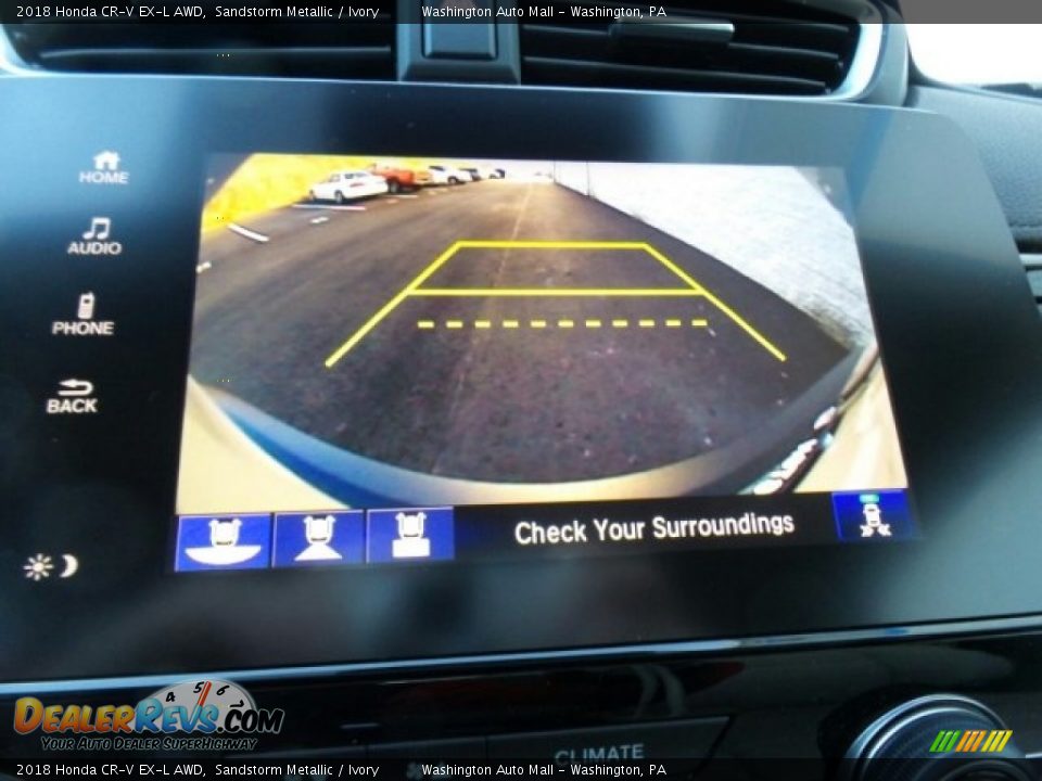2018 Honda CR-V EX-L AWD Sandstorm Metallic / Ivory Photo #28