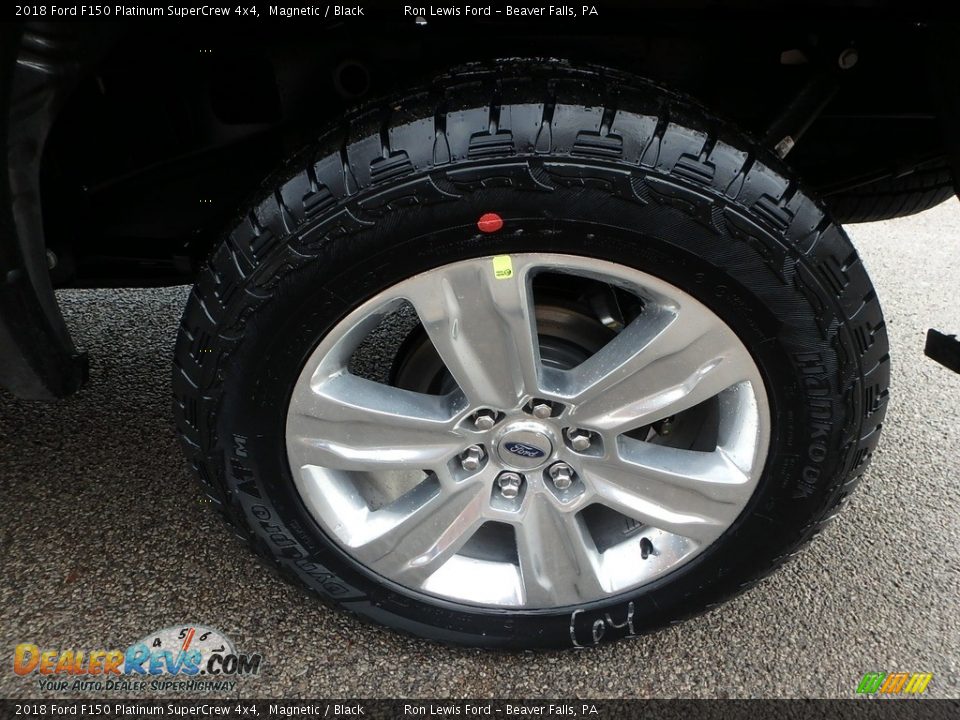 2018 Ford F150 Platinum SuperCrew 4x4 Magnetic / Black Photo #9
