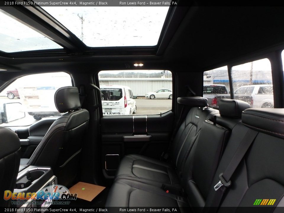 2018 Ford F150 Platinum SuperCrew 4x4 Magnetic / Black Photo #11
