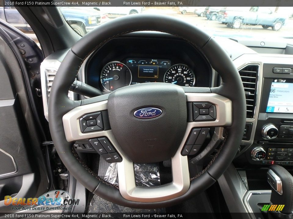 2018 Ford F150 Platinum SuperCrew 4x4 Magnetic / Black Photo #17