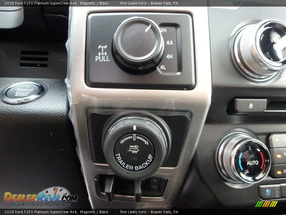 2018 Ford F150 Platinum SuperCrew 4x4 Magnetic / Black Photo #18