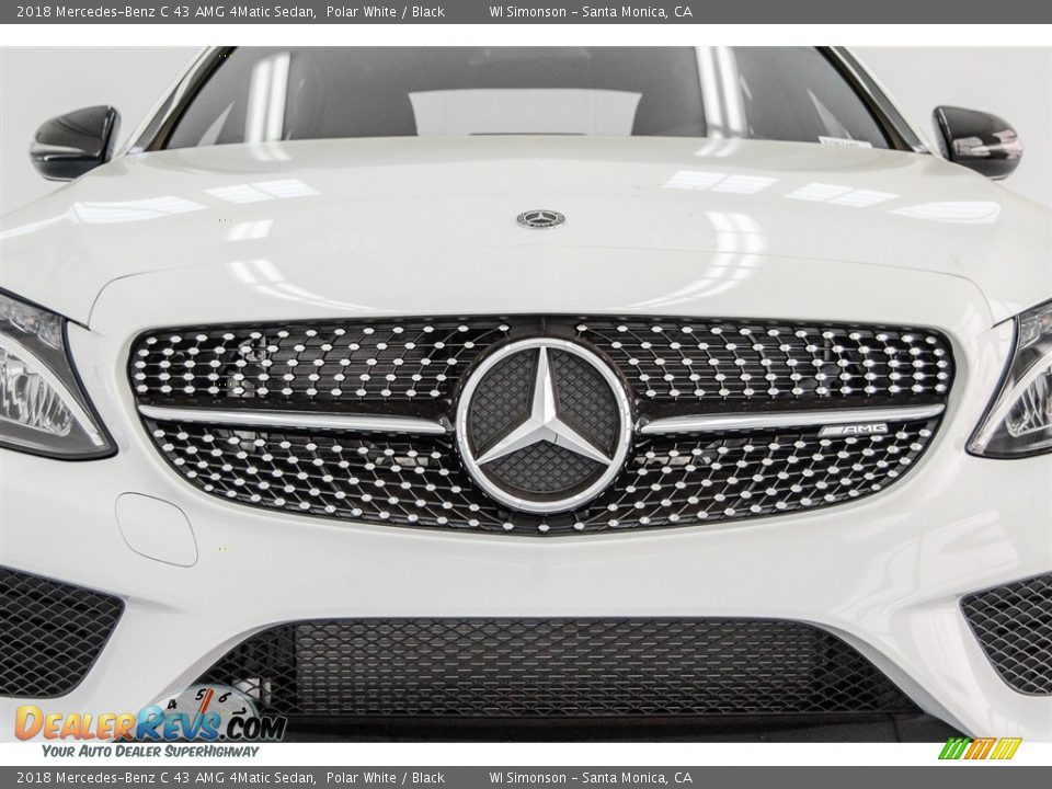 2018 Mercedes-Benz C 43 AMG 4Matic Sedan Polar White / Black Photo #17