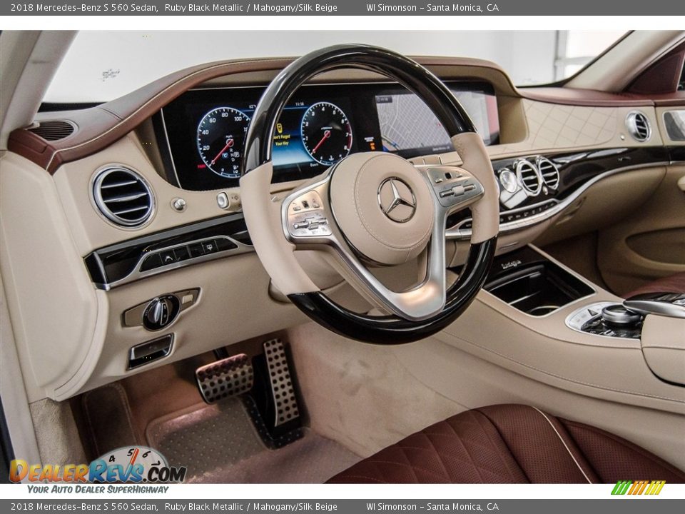 2018 Mercedes-Benz S 560 Sedan Steering Wheel Photo #6