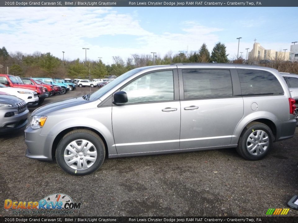 2018 Dodge Grand Caravan SE Billet / Black/Light Graystone Photo #2