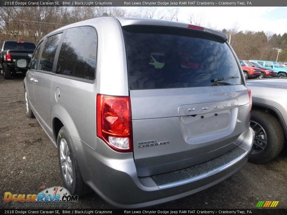 2018 Dodge Grand Caravan SE Billet / Black/Light Graystone Photo #3