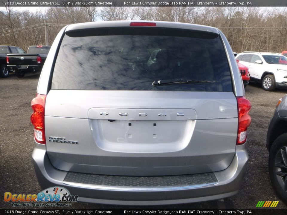 2018 Dodge Grand Caravan SE Billet / Black/Light Graystone Photo #4