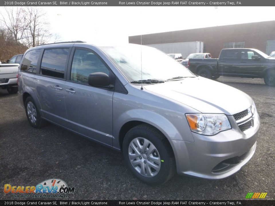 2018 Dodge Grand Caravan SE Billet / Black/Light Graystone Photo #6