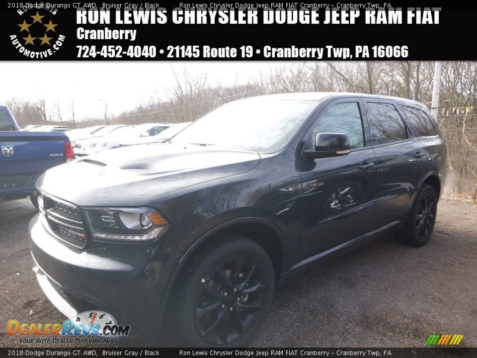 2018 Dodge Durango GT AWD Bruiser Gray / Black Photo #1