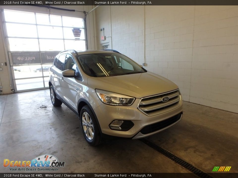 2018 Ford Escape SE 4WD White Gold / Charcoal Black Photo #1