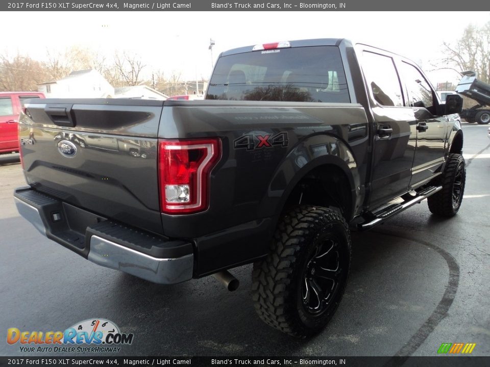 2017 Ford F150 XLT SuperCrew 4x4 Magnetic / Light Camel Photo #4