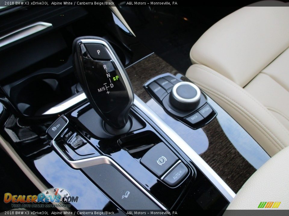 2018 BMW X3 xDrive30i Alpine White / Canberra Beige/Black Photo #15