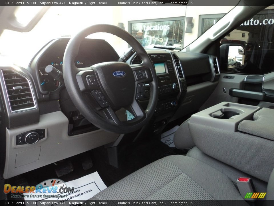 2017 Ford F150 XLT SuperCrew 4x4 Magnetic / Light Camel Photo #6