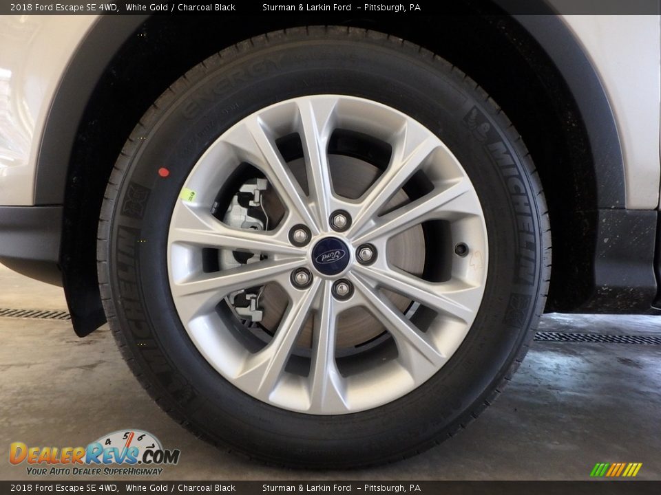 2018 Ford Escape SE 4WD White Gold / Charcoal Black Photo #5