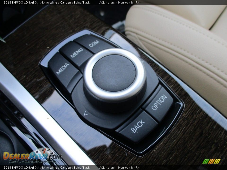 2018 BMW X3 xDrive30i Alpine White / Canberra Beige/Black Photo #17